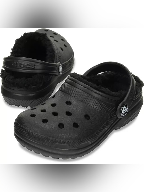 CROCS Other - CROCS Kids Classic Lined Clog - Black